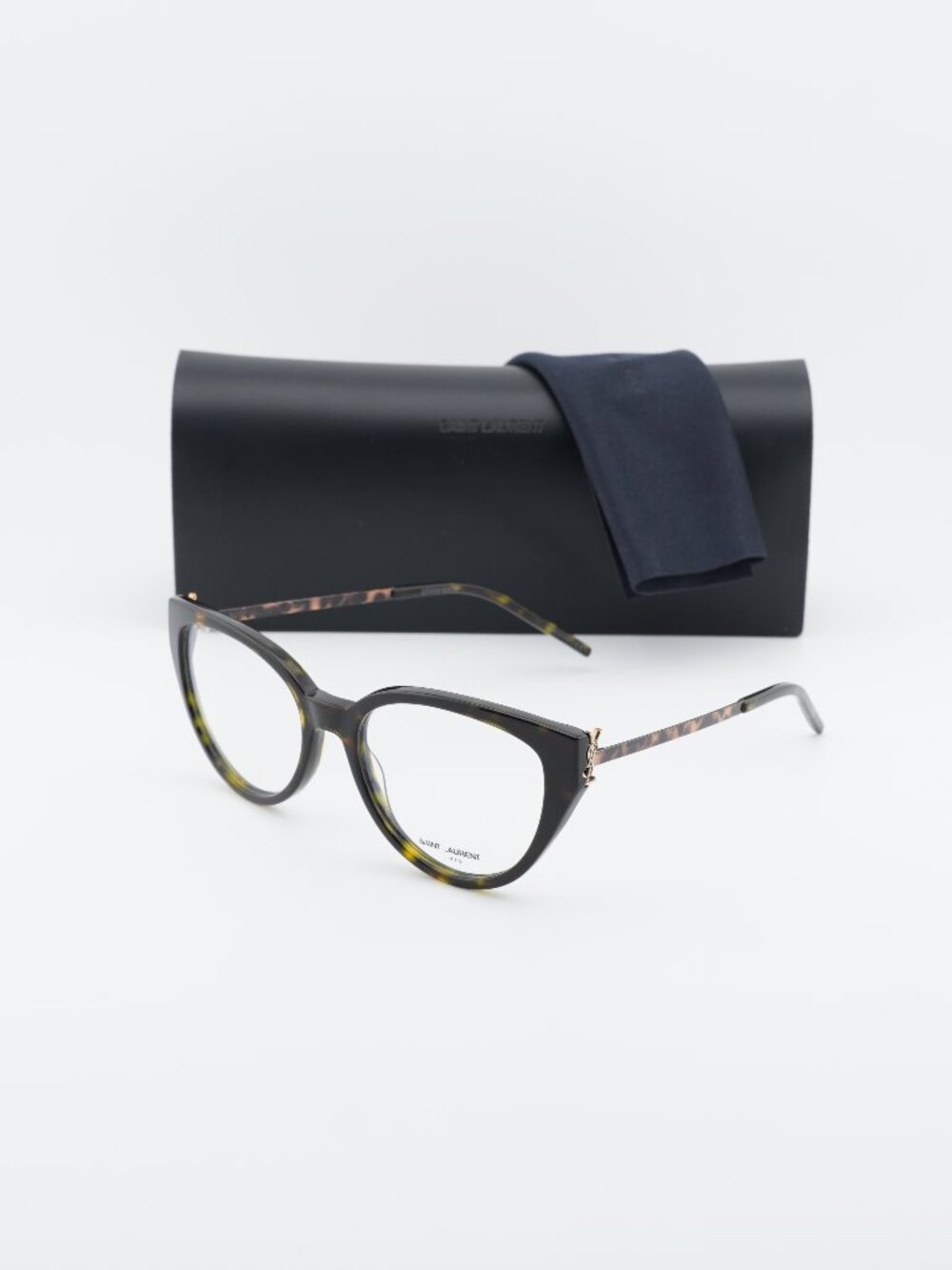 Saint Laurent SLM48_A 004 Cat Eye Eyeglasses 52mm - Havana